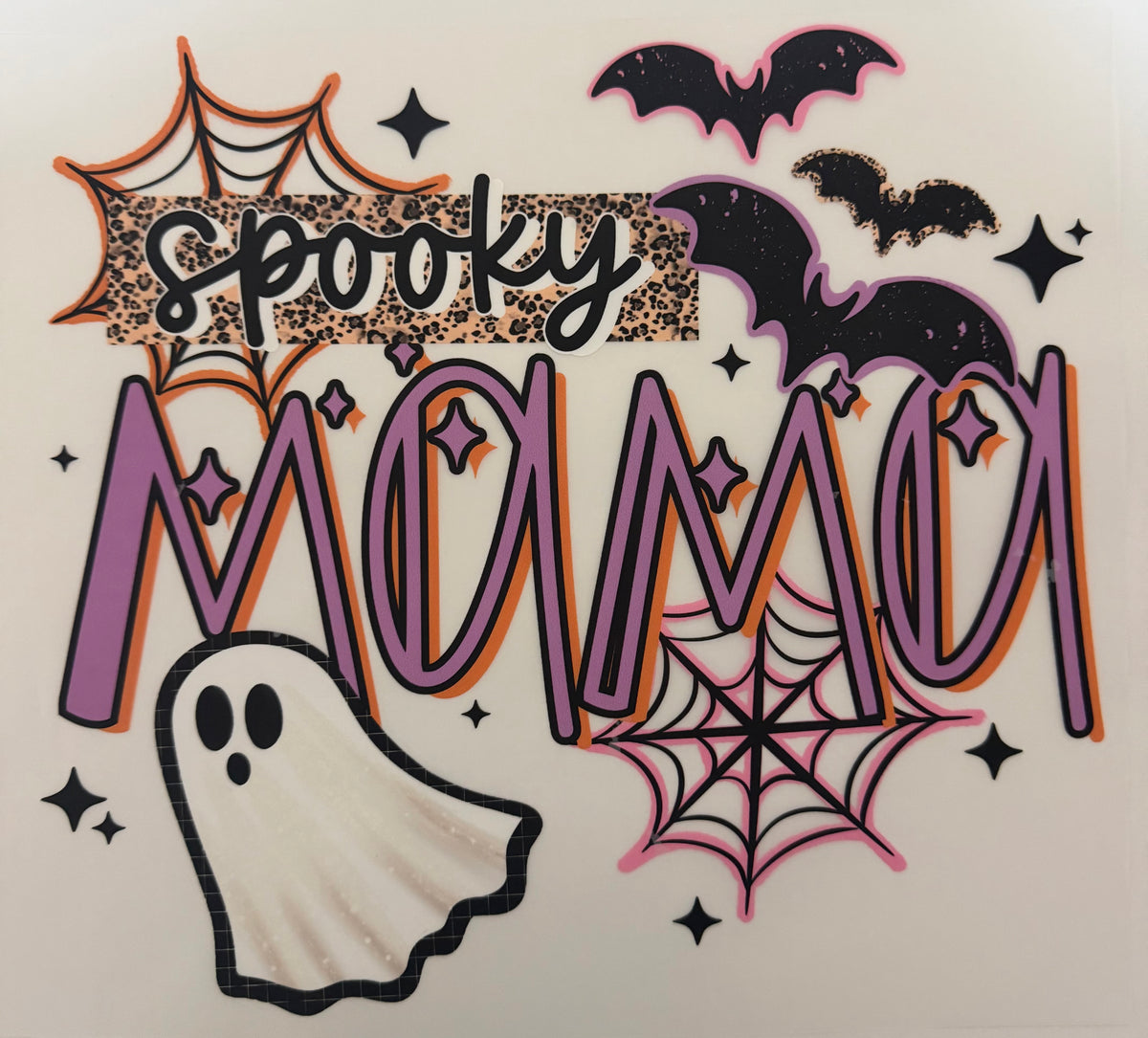 Spooky Mama DTF transfer