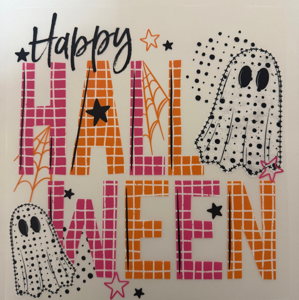 Happy Halloween DTF transfer