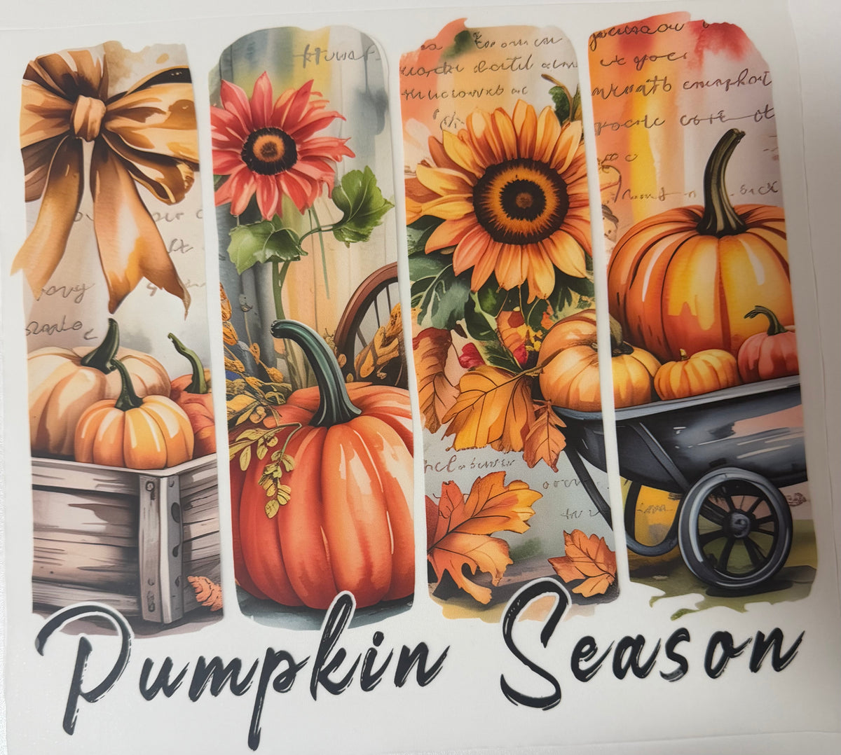 Pumpkin Season DTF transfer